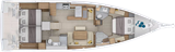 3 cabins with 2 bathrooms